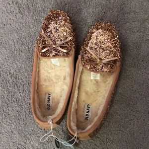 NWT Rose Gold Moccasins Size Size 8